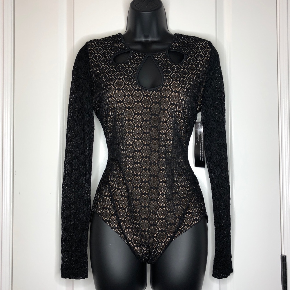 Wyldr Black Lace Bodysuit
